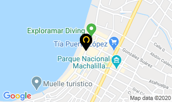 Mapa de Mahalilla Tours en Puerto López