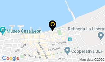 Mapa de Malecon Terraza Hotel en La Libertad