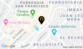 Mapa de Mama Olimpia Comidas Típicas en Ambato
