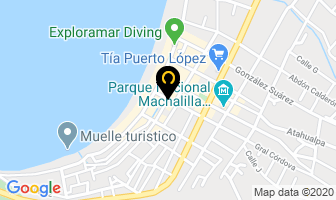 Mapa de Mares Dive Center en Puerto López
