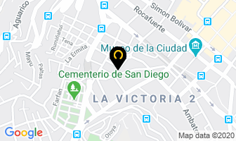 Mapa de Marmoleria Jesus Del Gran Poder en Quito