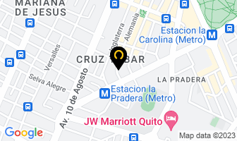 Mapa de Masajesquito Elizabeth Jácome en Quito
