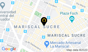 Mapa de Master Verónica Marilú Chávez Benalcázar en Quito
