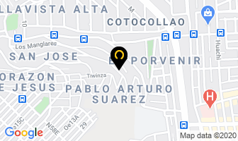 Mapa de Mau Producciones en Quito