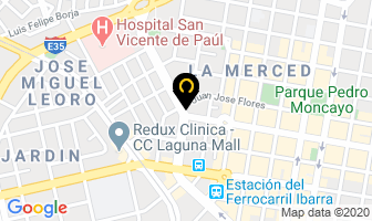 Mapa de Mayritex Decoraciones en Ibarra