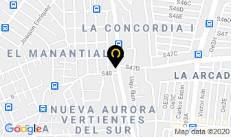 Mapa de Mecanica Rocha 1 en Quito