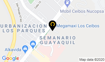 Mapa de Megamaxi en Guayaquil