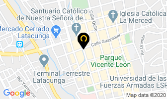 Mapa de Megatienda Calzacuba en Latacunga