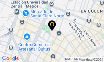Mapa de Mepsal Dra. Lisseth Merchan en Quito