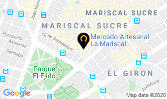 Mapa de Mercado Artesanal Quito en Quito