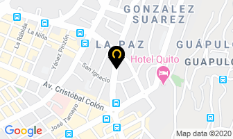 Mapa de Meridian English Center en Quito