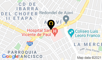 Mapa de Metabec Ecuador en Ibarra