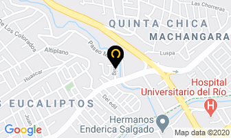 Mapa de Metal Mecánica Los Pachos en Cuenca