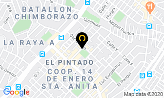 Mapa de Metal Mecanicas Santiago en Quito