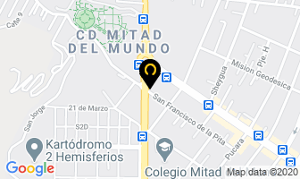 Mapa de Metalicas Serrano en Quito