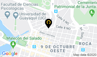 Mapa de Metropolitan Dental en Guayaquil