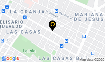 Mapa de M.g. Acabados Para La Construccion en Quito