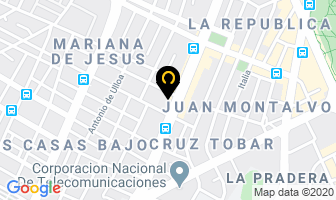Mapa de Mi Ranchito Cafetero Restaurant en Quito