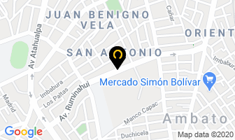Mapa de Mister Pincho en Ambato