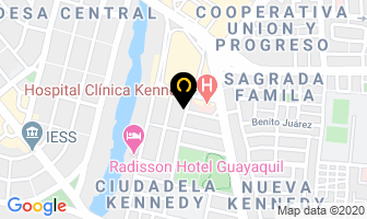 Mapa de Modamed Uniformes en Guayaquil