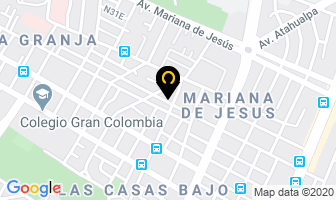 Mapa de Mogrovejo Zapata Eduardo MÉd. en Quito