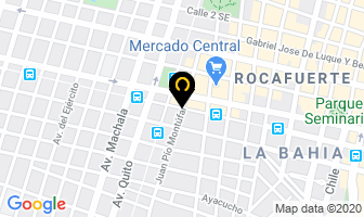 Mapa de Moscoso MuÑoz Fabricia Dr. en Guayaquil