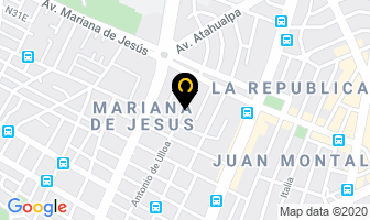 Mapa de Moscoso Tobar Julio, Med. en Quito
