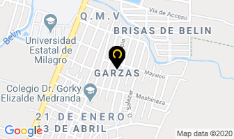 Mapa de Muebleria Acurio Cia. Ltda. en Milagro