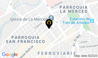 Mapa de Muebleria Alexandra en Ambato