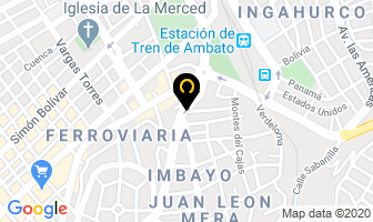 Mapa de Muebleria El Rey en Ambato