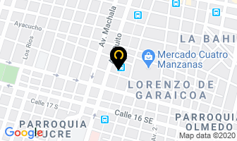 Mapa de Muebles Metálicos Orellana en Guayaquil