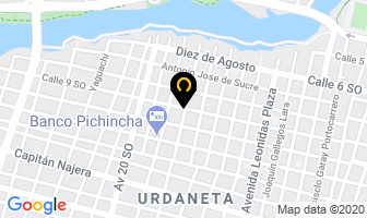 Mapa de Muebles Moderama en Guayaquil