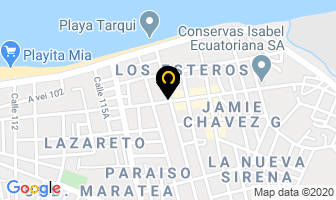 Mapa de Mujer Latina Centro Cosmético en Manta