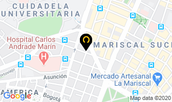Mapa de Multiestudios Nivelacion Continua en Quito
