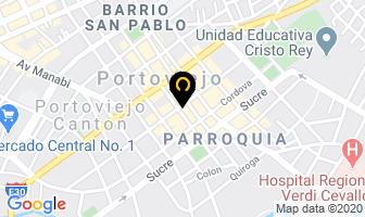 Mapa de Notaria Cuarta en Portoviejo