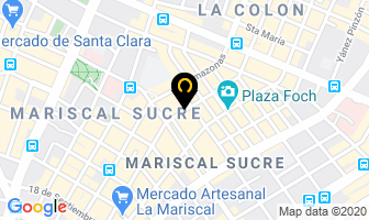 Mapa de Notaria Quinta en Quito