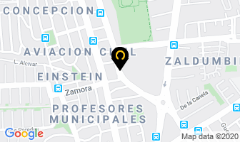 Mapa de Notaria Vigesima Quinta en Quito