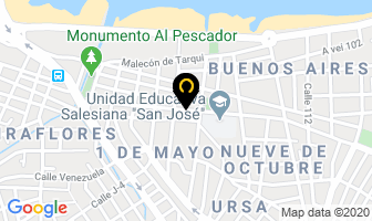 Mapa de Nova Frío Refrigeración en Manta