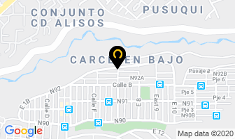 Mapa de Nova Seguridad Electrónica en Quito
