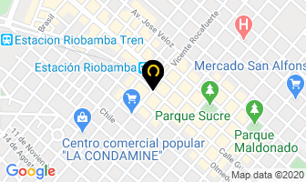 Mapa de Novedades “ Garfield ” en Riobamba