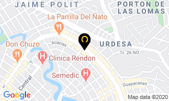 Mapa de Nuñez Spa en Guayaquil
