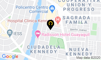 Mapa de Nutricionista Center en Guayaquil