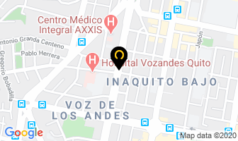 Mapa de Oca Oficina Comercial Aduanera en Quito