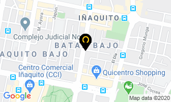 Mapa de Optica Italiana en Quito