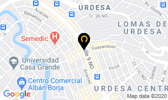 Mapa de Optica Los Andes en Guayaquil
