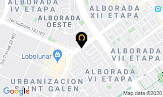 Mapa de Optica Santander en Guayaquil