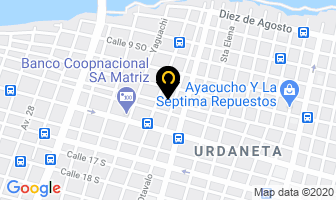Mapa de Orellana Rosado Francisco Ing. Com. en Guayaquil