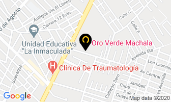 Mapa de Oro Verde Hotels en Machala
