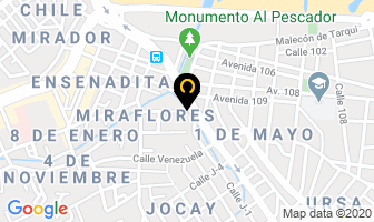 Mapa de Orpinco Cia Ltda en Manta