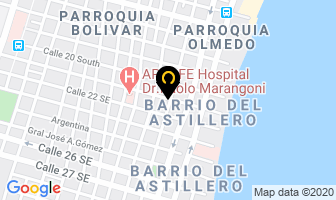 Mapa de Ospimed en Guayaquil